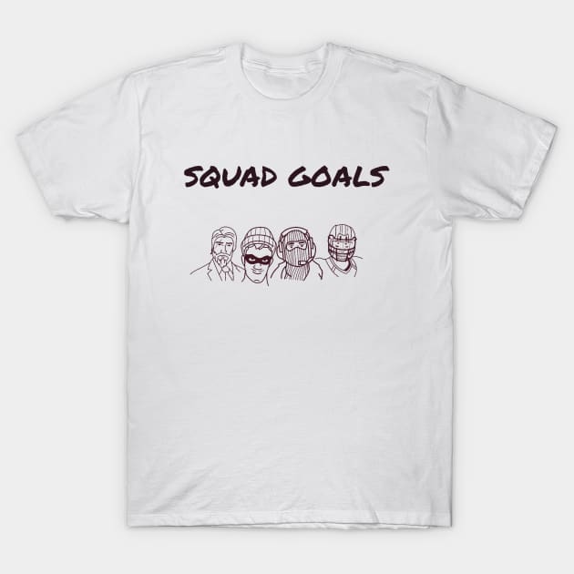 Squad goals/gaming meme #1 T-Shirt by GAMINGQUOTES